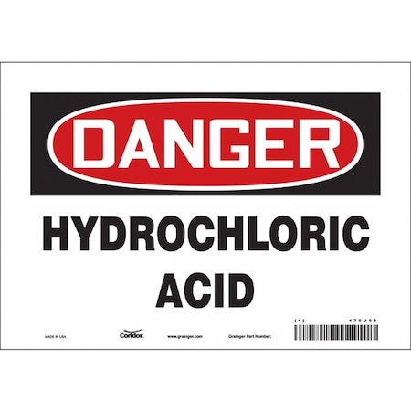 Safety Sign, 7 in Height, 10 in Width, Vinyl, Vertical Rectangle, English, 470U66 MPN:470U66