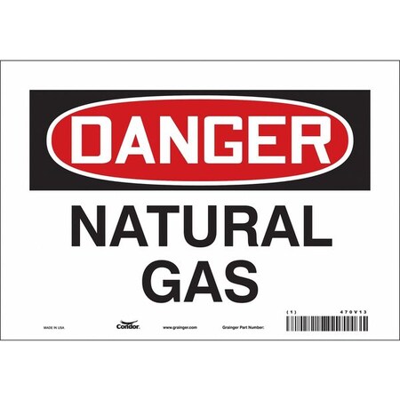 Safety Sign, 7 in Height, 10 in Width, Vinyl, Vertical Rectangle, English, 470V13 MPN:470V13