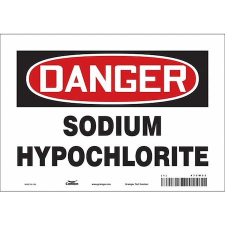 Safety Sign, 7 in Height, 10 in Width, Vinyl, Vertical Rectangle, English, 470W02 MPN:470W02