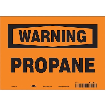 Safety Sign, 7 in Height, 10 in Width, Vinyl, Vertical Rectangle, English, 470W21 MPN:470W21