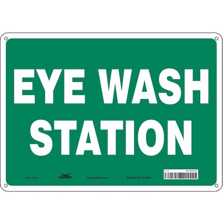 Eye Wash Station, 14 in W x 10 in H, Horizontal Rectangle, Polyethylene, 470Z30 MPN:470Z30