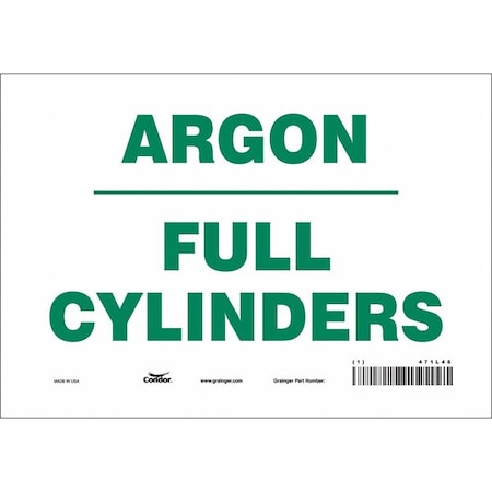 Safety Sign, 7 in Height, 10 in Width, Vinyl, Vertical Rectangle, English, 471L46 MPN:471L46