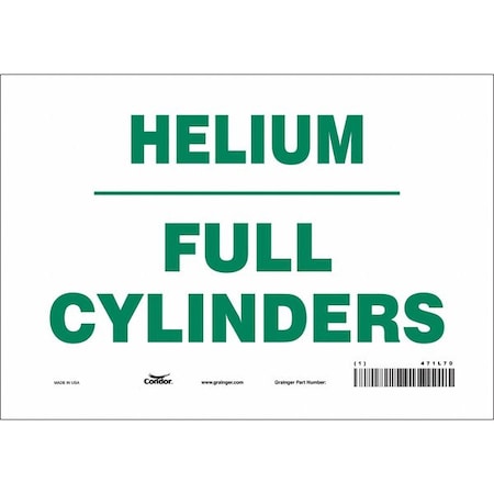 Safety Sign, 7 in Height, 10 in Width, Vinyl, Vertical Rectangle, English, 471L70 MPN:471L70