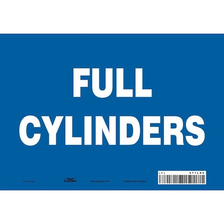 Safety Sign, 7 in Height, 10 in Width, Vinyl, Vertical Rectangle, English, 471L89 MPN:471L89