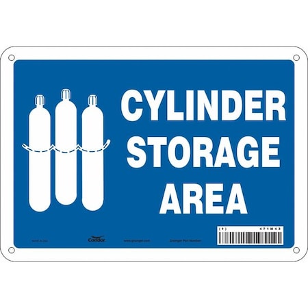 Safety Sign, 7 in Height, 10 in Width, Polyethylene, Vertical Rectangle, English, 471M43 MPN:471M43