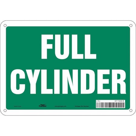 Safety Sign, 7 in Height, 10 in Width, Polyethylene, Vertical Rectangle, English, 471N06 MPN:471N06