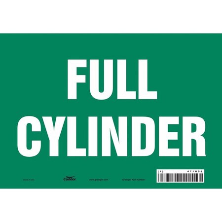 Safety Sign, 7 in Height, 10 in Width, Vinyl, Vertical Rectangle, English, 471N08 MPN:471N08