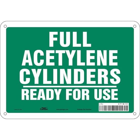Safety Sign, 7 in Height, 10 in Width, Aluminum, Vertical Rectangle, English, 471N16 MPN:471N16