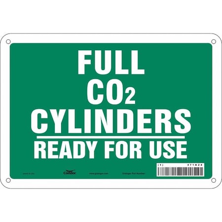 Safety Sign, 7 in Height, 10 in Width, Polyethylene, Vertical Rectangle, English, 471N24 MPN:471N24