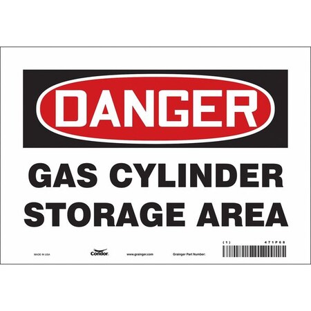 Safety Sign, 7 in Height, 10 in Width, Vinyl, Vertical Rectangle, English, 471P68 MPN:471P68