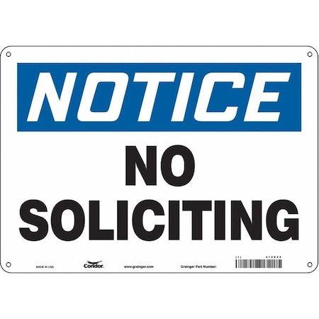 Safety Sign, 10 in Height, 14 in Width, Polyethylene, Horizontal Rectangle, English, 472D22 MPN:472D22