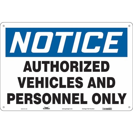 Safety Sign, 24 in H, 36 in W, Aluminum, Horizontal Rectangle, English, 472U67 MPN:472U67