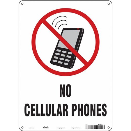 Safety Sign, 14 in Height, 10 in Width, Aluminum, Vertical Rectangle, English, 472Z51 MPN:472Z51