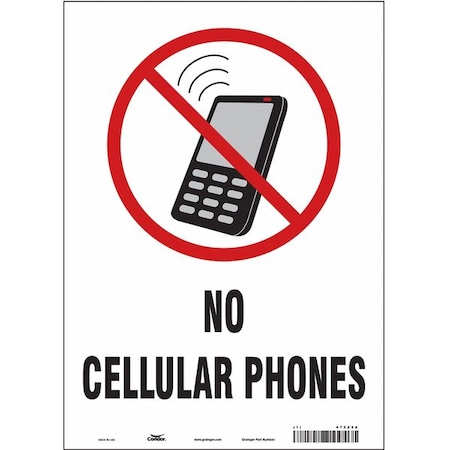 Safety Sign, 14 in Height, 10 in Width, Vinyl, Vertical Rectangle, English, 472Z56 MPN:472Z56