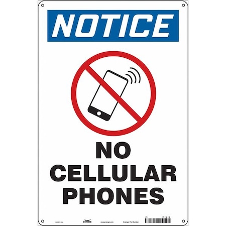 Safety Sign, 18 in H, 12 in W, Aluminum, Vertical Rectangle, English, 472Z86 MPN:472Z86