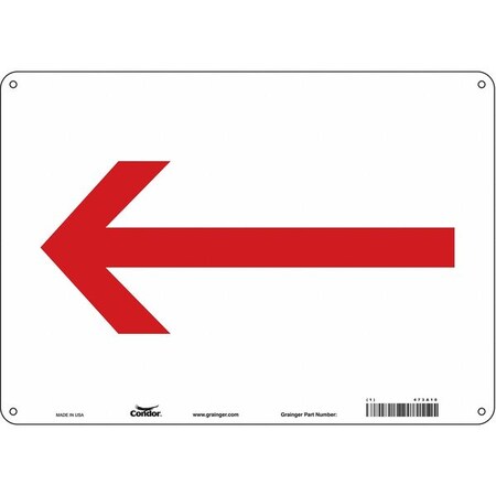 Exit Sign, Aluminum, 14