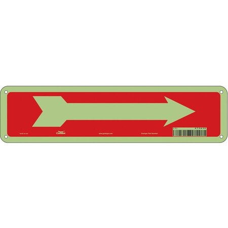Exit Sign, Plastic, 14