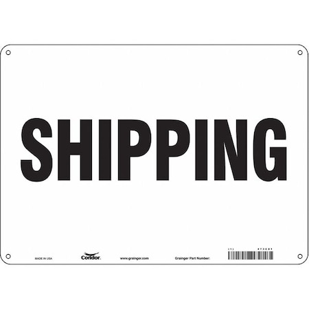Shipping, 14 in W x 10 in H, Horizontal Rectangle, Polyethylene, 473C81 MPN:473C81