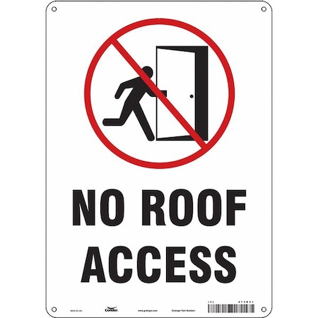 Safety Sign, 14 in Height, 10 in Width, Polyethylene, Vertical Rectangle, English, 473D31 MPN:473D31