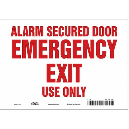 Exit Sign, Vinyl, 10