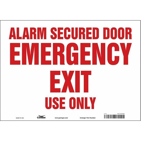Exit Sign, Vinyl, 14
