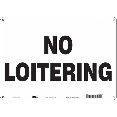 Safety Sign, 10 in Height, 14 in Width, Polyethylene, Horizontal Rectangle, English, 473H08 MPN:473H08
