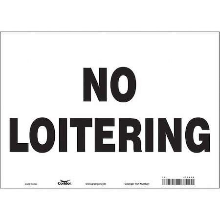 Safety Sign, 10 in Height, 14 in Width, Vinyl, Horizontal Rectangle, English, 473H10 MPN:473H10