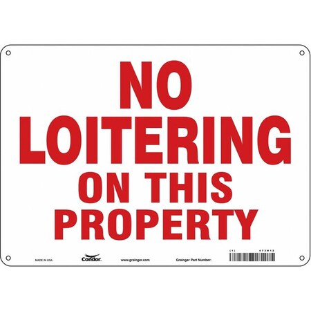 Safety Sign, 10 in Height, 14 in Width, Aluminum, Horizontal Rectangle, English, 473H12 MPN:473H12