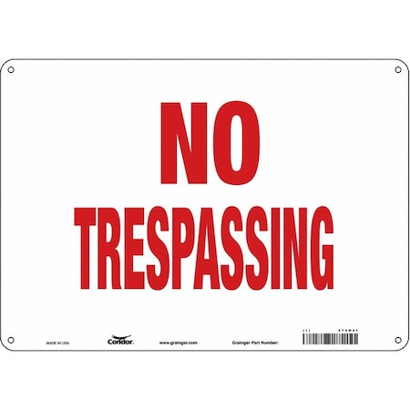 Safety Sign, 10 in Height, 14 in Width, Polyethylene, Horizontal Rectangle, English, 473H41 MPN:473H41