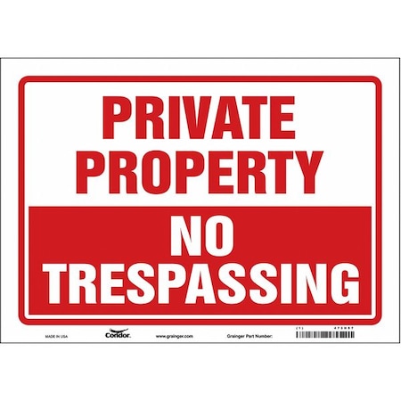 Safety Sign, 10 in Height, 14 in Width, Vinyl, Horizontal Rectangle, English, 473H57 MPN:473H57