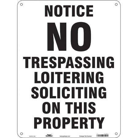 Safety Sign, 24 in H, 18 in W, Fiberglass, Vertical Rectangle, English, 473H79 MPN:473H79