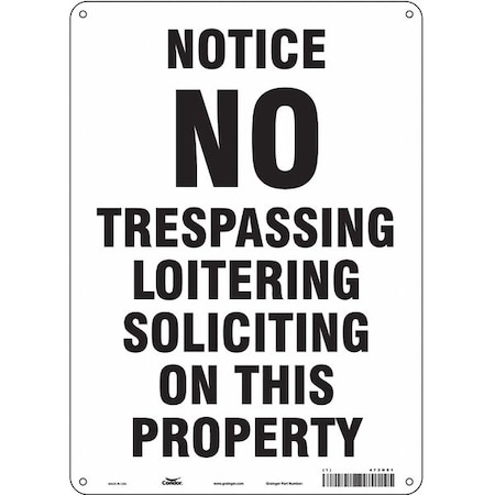 Safety Sign, 14 in Height, 10 in Width, Polyethylene, Vertical Rectangle, English, 473H81 MPN:473H81