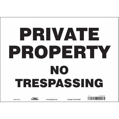 Safety Sign, 10 in Height, 14 in Width, Vinyl, Horizontal Rectangle, English, 473K20 MPN:473K20