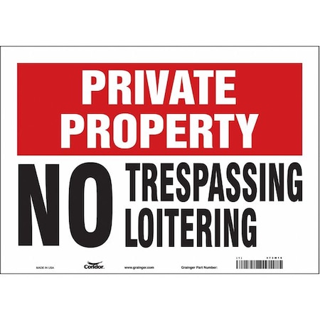 Safety Sign, 10 in Height, 14 in Width, Vinyl, Horizontal Rectangle, English, 473M16 MPN:473M16