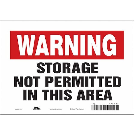 Safety Sign, 7 in Height, 10 in Width, Vinyl, Vertical Rectangle, English, 473M63 MPN:473M63