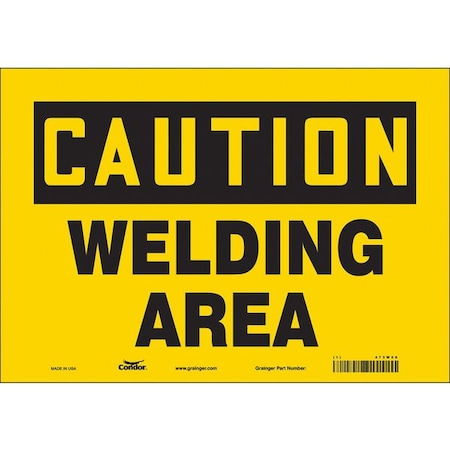 Safety Sign, 7 in Height, 10 in Width, Vinyl, Vertical Rectangle, English, 473W28 MPN:473W28