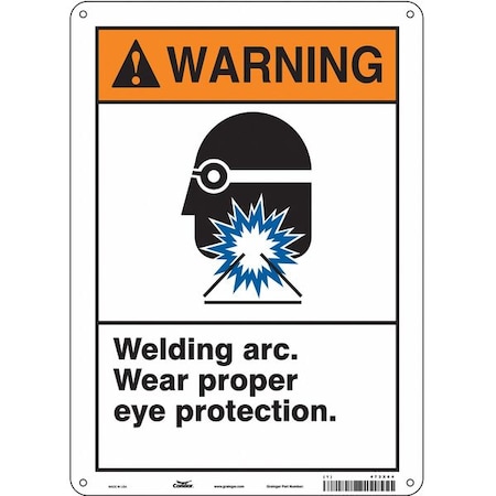 Safety Sign, 14 in Height, 10 in Width, Aluminum, Vertical Rectangle, English, 473X64 MPN:473X64