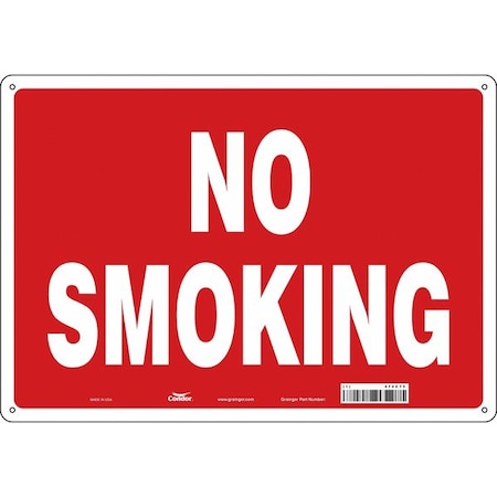 Safety Sign, 14 in H, 20 in W, Polyethylene, Horizontal Rectangle, English, 474C75 MPN:474C75