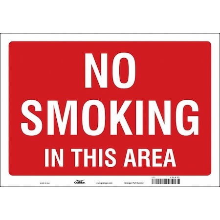 Safety Sign, 14 in H, 20 in W, Vinyl, Horizontal Rectangle, English, 474G31 MPN:474G31