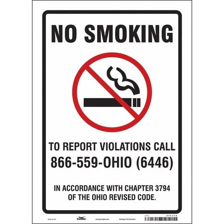 Safety Sign, 14 in H, 10