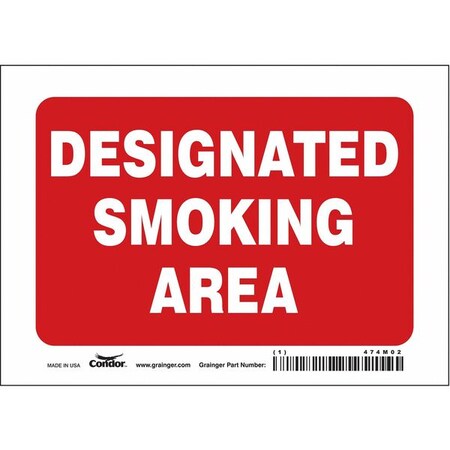 Safety Sign, 5 in H, 7 in W, Vinyl, Horizontal Rectangle, English, 474M02 MPN:474M02