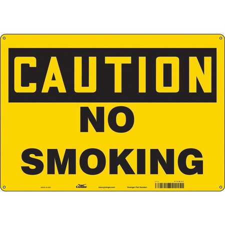 Safety Sign, 14 in H, 20 in W, Fiberglass, Horizontal Rectangle, English, 474N24 MPN:474N24