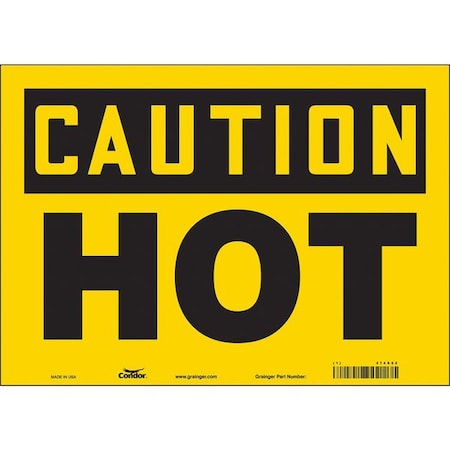 Danger Sign, 10 in H, 14 in W, Vinyl, Horizontal Rectangle, English, 474X92 MPN:474X92
