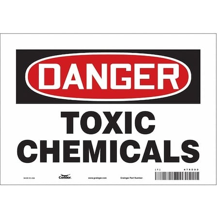 Safety Sign, 7 in Height, 10 in Width, Vinyl, Vertical Rectangle, English, 476D90 MPN:476D90