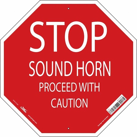 No Header, Stop Sound Horn Proceed With Caution, 24