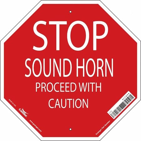 No Header, Stop Sound Horn Proceed With Caution, 18