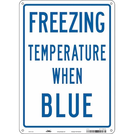 Traffic Sign, 14 in H, 10 in W, Aluminum, Vertical Rectangle, English, 477N56 MPN:477N56