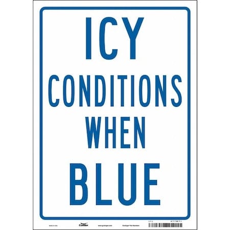 Traffic Sign, 14 in H, 10 in W, Vinyl, Vertical Rectangle, English, 477N71 MPN:477N71