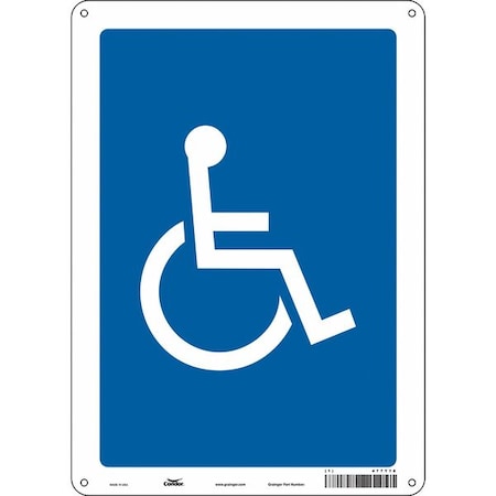 Traffic Sign, 14 in H, 10 in W, Aluminum, Vertical Rectangle, English, 477T78 MPN:477T78