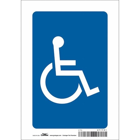 Traffic Sign, 10 in H, 7 in W, Vinyl, Horizontal Rectangle, English, 477T81 MPN:477T81